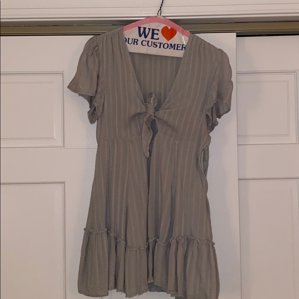 Sage American Threads dress